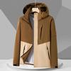 Men Women Waterproof Windproof Hiking Jacket Outdoor Travel Coat Lightweight Hooded Rain Shell