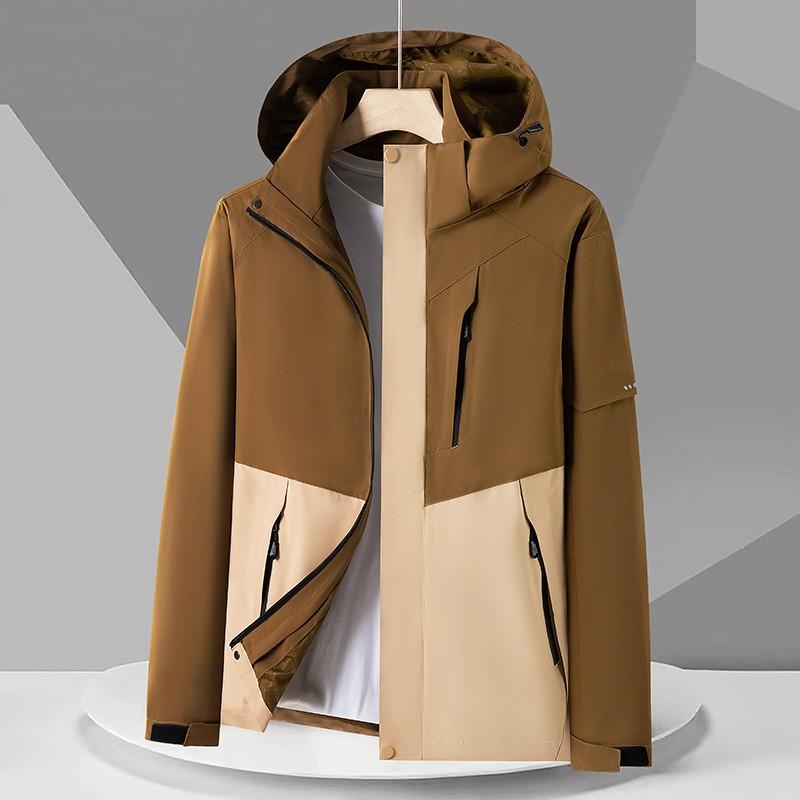 Men Women Waterproof Windproof Hiking Jacket Outdoor Travel Coat Lightweight Hooded Rain Shell