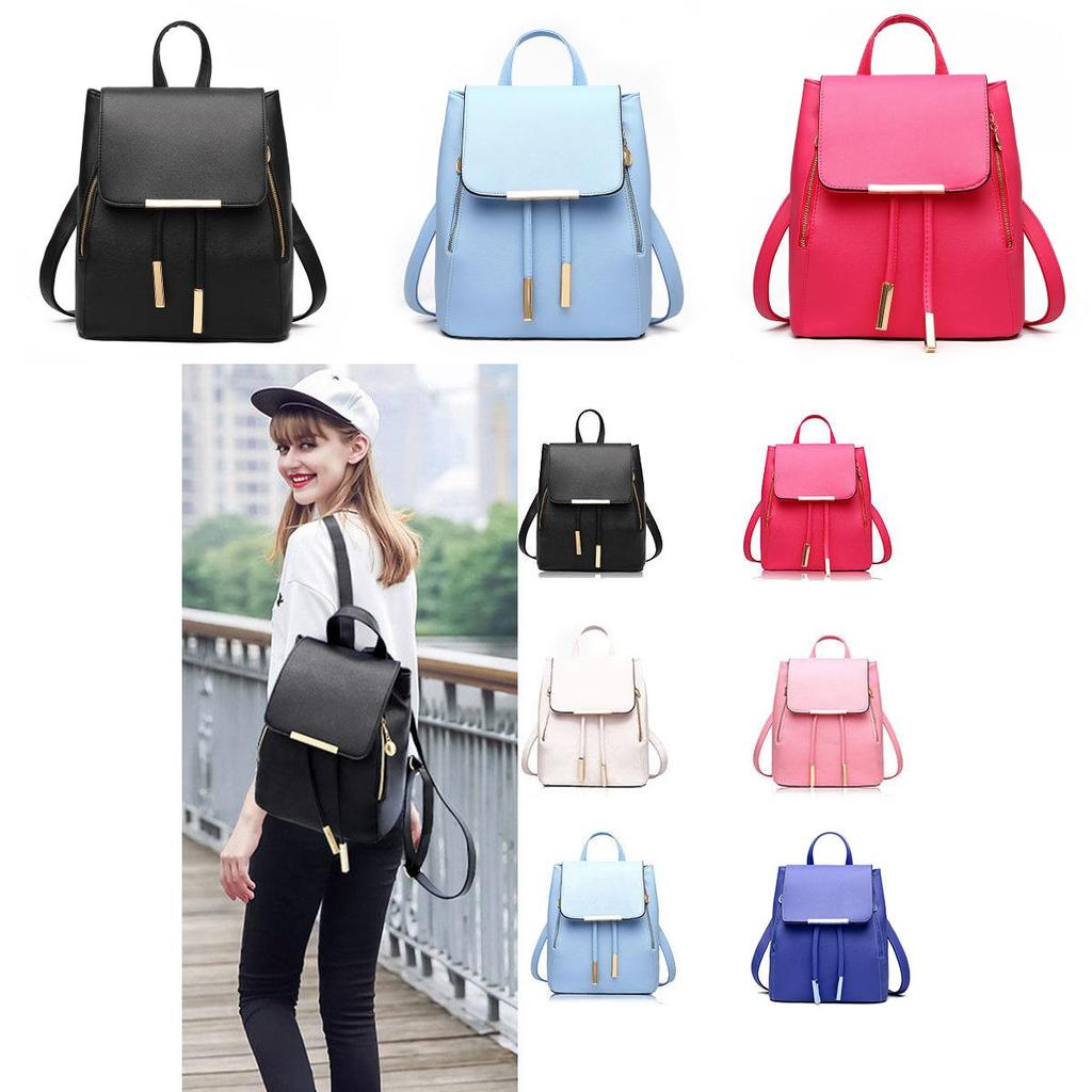 Elegant Fashion Women Girls Backpack For Travel School Handbag And Clutch Bag