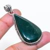 Natural Bloodstone Gemstone Handmade 925 Sterling Silver Pendant 2.29" AP-15194