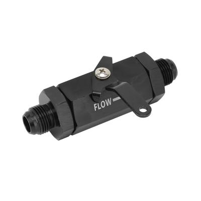 Aluminium Alloy Shut Off Valve Check Valve Fuel Fitting Automobile Repacking for AN8 Fuel Pipe