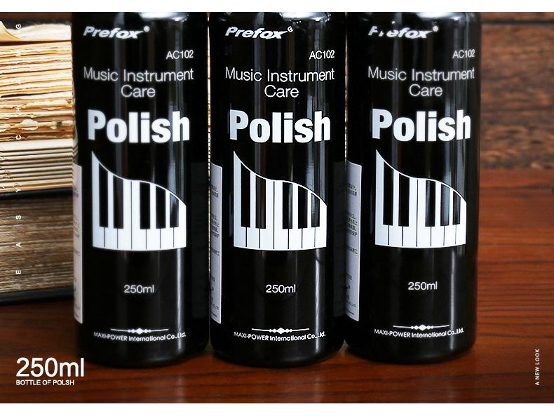 Prefox Musical Instrument Care Set: Piano, Guitar & Violin Polish and Cleaner