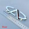 Apply to Chery  2013 QQ Front and rear signs Auto Logos QQ English Character Label Tail label Car sticker Z6