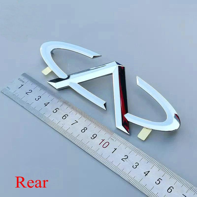Apply to Chery  2013 QQ Front and rear signs Auto Logos QQ English Character Label Tail label Car sticker Z6