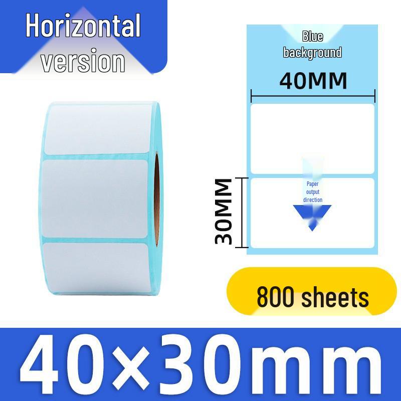 Self-Adhesive Thermal Barcode Stickers for Milk Tea & Supermarket Scale