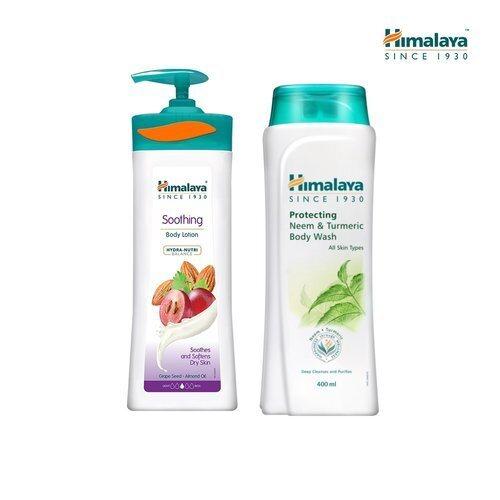 [Himalaya] Soothing Body Lotion 400ml + Turmeric Body Wash 400ml_632478