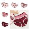 5 Stück Low-Waist Erdbeer-Slips Schleife Damen Unterwäsche Dessous Herz-Höschen Mädchen