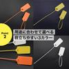 NYANDELMO ND-0161-R12-OR-50 Anti-Theft and Fraud Prevention Plastic Tags, Orange, 50 Pieces
