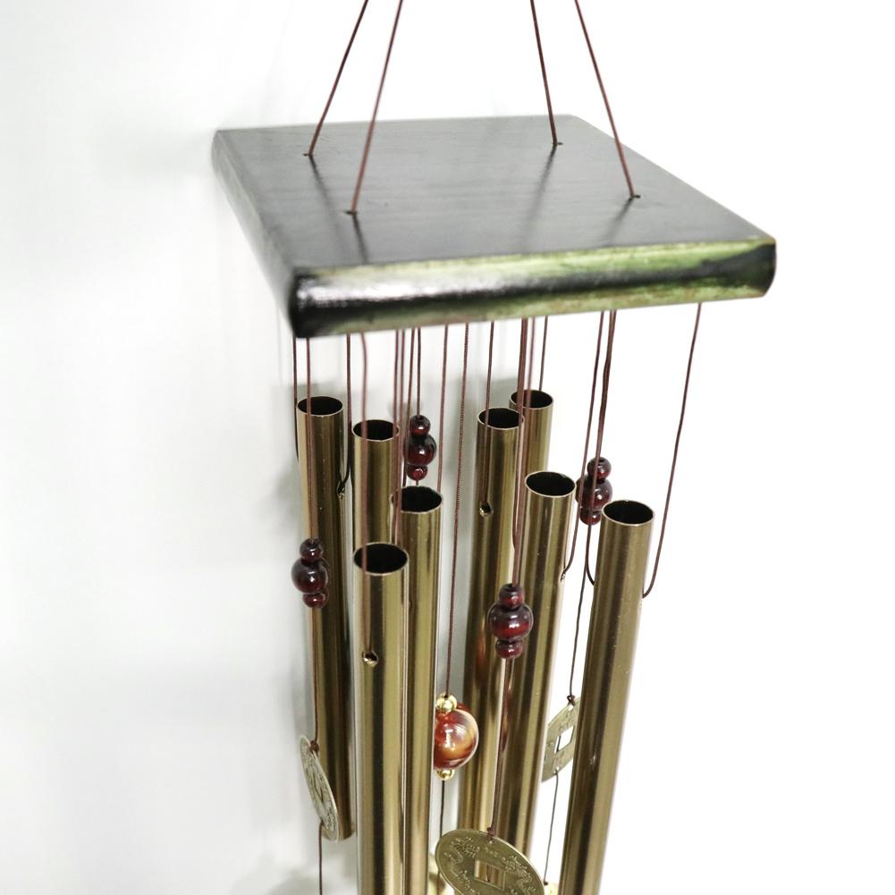 Aluminum Tube Wind Chime Wall Hanging Wind Chime Wind Bell Music Pendant Door Hanging Windchime Home Garden Decoration
