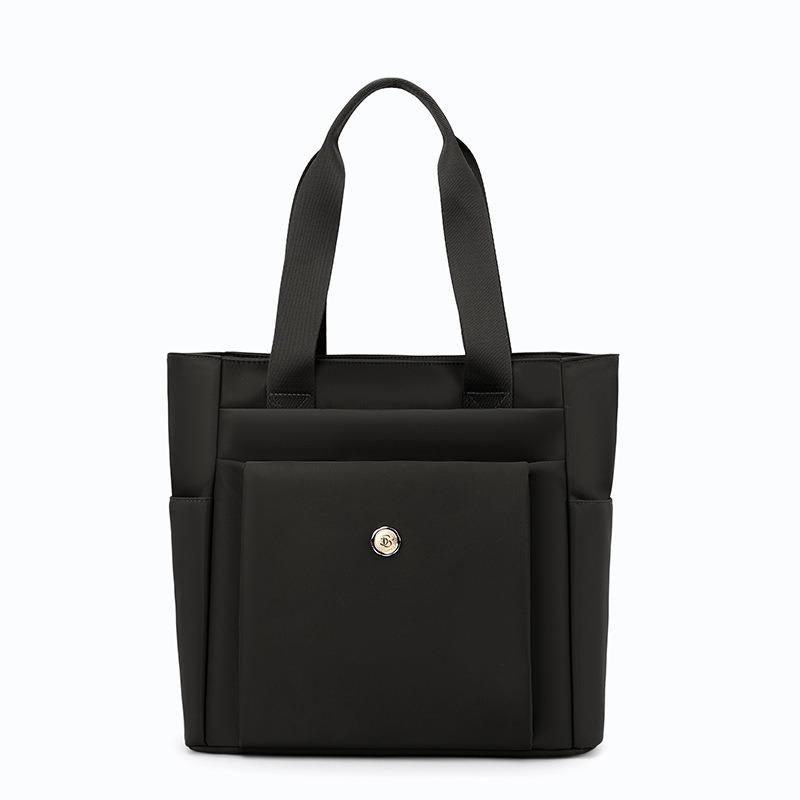 Casual Women's Bag Style Summer New Large-capacity Casual Solid Color Nylon Cloth Shoulder Portable Mother Bag