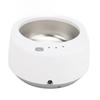 Ultrasonic Cleaner 49KHZ Ultrasonic Jewelry Cleaner 3 Modes 304 Stainless Steel Cleaning Machine for Glasses Jewelry Dentures Gray Round 340ml EU Plug