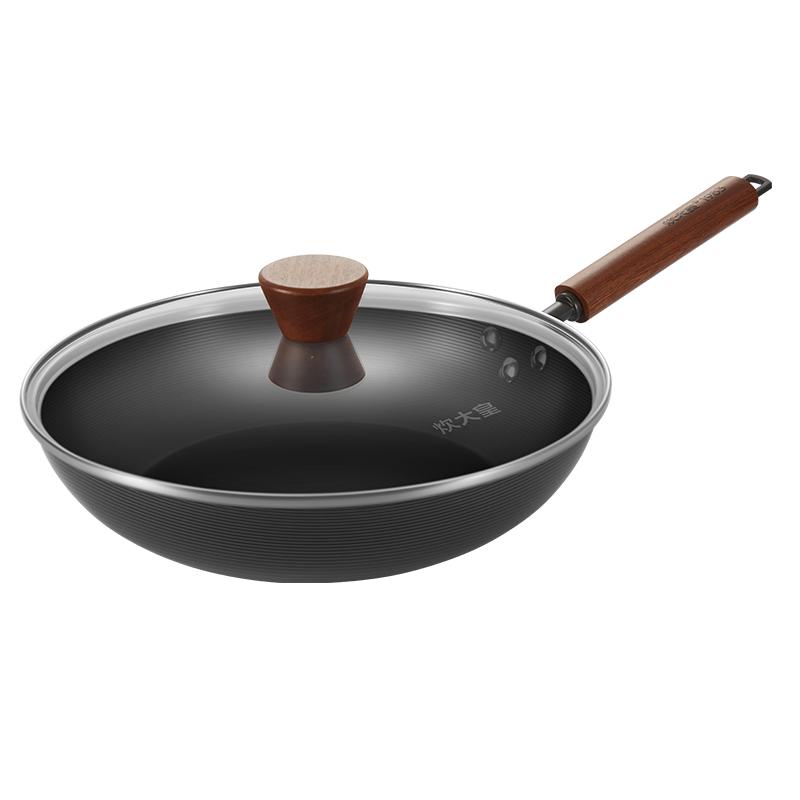 Chui Da Huang Pre-Seasoned Carbon Steel Frying Pan