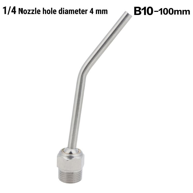 Stainless Steel Coolant Hose Nozzles Low Maintenance Anti Rust for CNC Lathes Toolholder Factory Machining Tooling