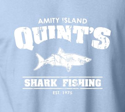 QUINT'S AMITY ISLAND  Jaws Movie Halloween Costume Shark Week S-6XL Tee Unisex T-Shirt
