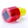 LED Solar Strobe Warning Red Light For Night Road Construction Cone Emergency Signal Safety Traffic Light Flicker Beacon Lamp