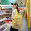 Schoolbag Junior high school college students High value backpack Tuition bag Shoulder bag Dopamine backpack Korean version of college style school
