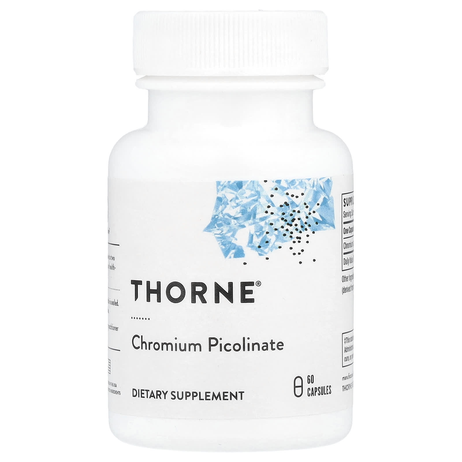 

Chromium Picolinate, 60 Capsules (500Mcg per Capsule)
