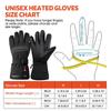 Unisex Fleece Heated Gloves for Men Women Cold Weather 3 Temperature Adjustable Cordless