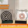 Creative Mosquito Coil Holder Minimalist Cute Coil Incense Frame Rack Household Bedroom Summer Mosquito Repellent Coil Rack