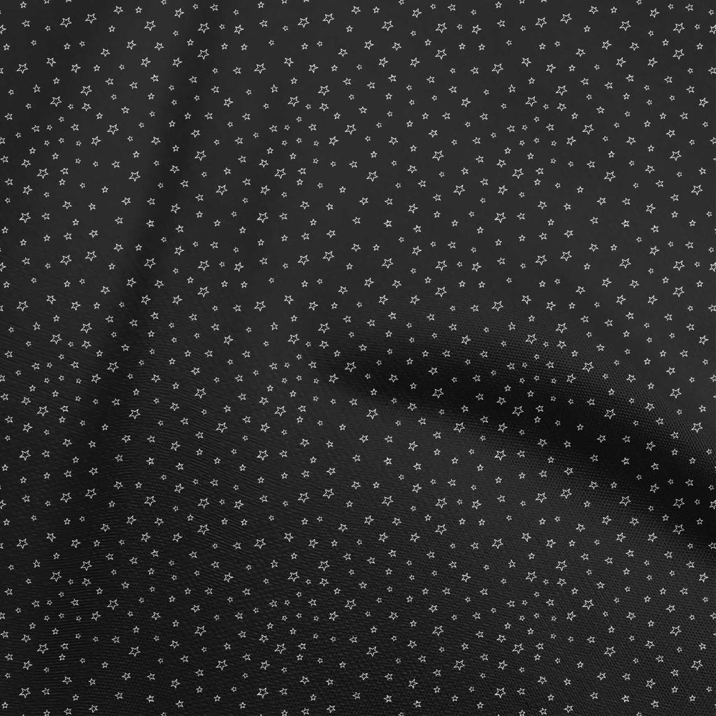 oneOone Cotton Flex Blue Fabric Minimal Stars Dress Material Fabric Print Fabric By The Yard 40 Inch