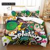 3D Print Fashion Splatoon 3 Game Bedding Set Boys Girls Twin Queen Full Size Duvet Cover Pillowcase Bed Adult Bedroom
