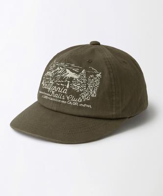 OUTSTANDING Vintage Cotton Trucker Cap(Trails Club)_Brown