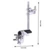 1Pc Drum Cowbell Holder Clamp Percussion Musical Instrument Support Clip Portable Professional Hardware Repairing Parts