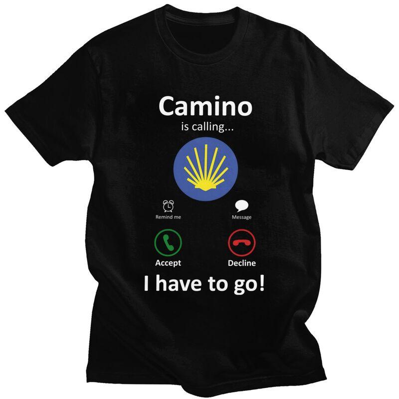 

Custom Trendy Buen Camino De Santiago T Shirt Men Short Sleeves 100% Cotton T-shirt Tees Streetwear Tshirts - Men s Summer Co... S разноцветный