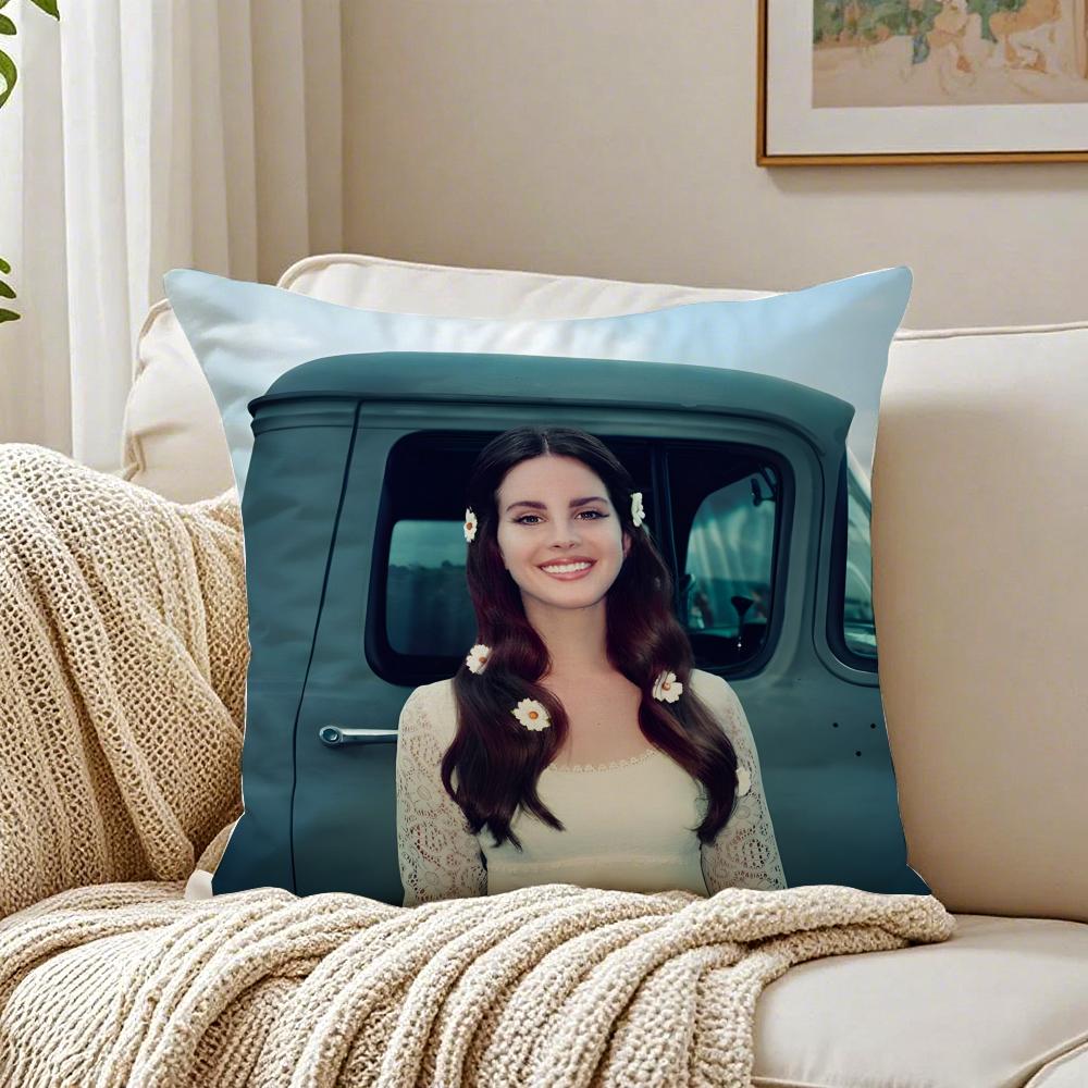 Pop American Beautiful Singer LLana Del Cushion Cover Pillowcase Antidustmite Living Room Sofa Decor Cushion Room