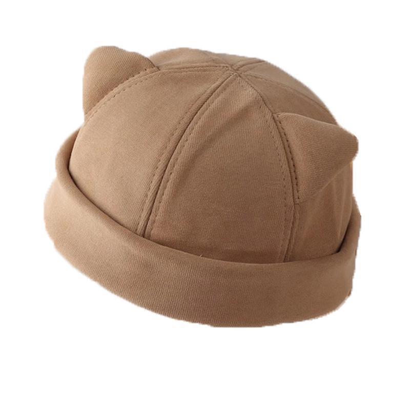 Cute cat ears melon hat children's versatile landlord hat street hip hop trendy hat sweet cool landlord hat