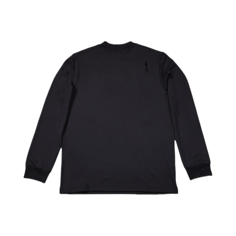 Li-Ning Comfortable Long Sleeve Crew Neck Sports Leisure T-Shirt Men Tops Black YTLU039-3