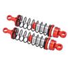 RC Front Rear Shock Absorbers Reducing Vibration Aluminum Alloy RC Parts for Latrax Teton 118 Red