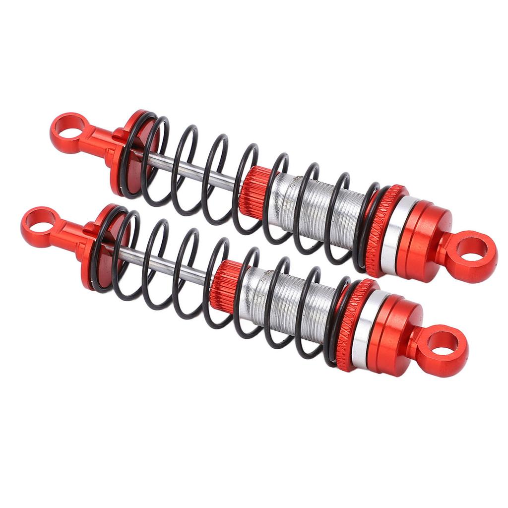 RC Front Rear Shock Absorbers Reducing Vibration Aluminum Alloy RC Parts for Latrax Teton 118 Red