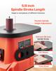 Oscillating Spindle Sander, 2000RPM Benchtop Spindle Sander with 6 Sleeves (12.776.2 mm), 16mm Stroke & 397 x 295 mm Cast Iron Table for Furniture