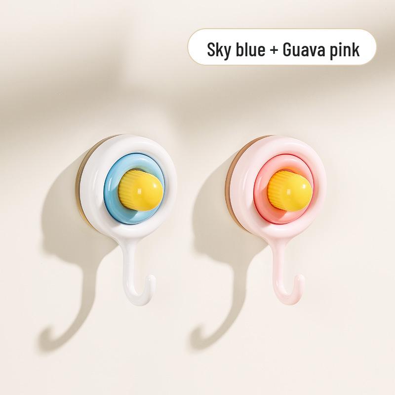 Cartoon Suction Cup Hook: Strong, Reusable, Movable, No-Drill Bathroom & Kitchen Hook