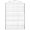Gabion with High Arch 150x30x200 220 Cm Galvanized Iron