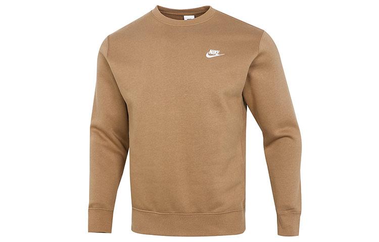 Nike Sweatshirts Men s Khaki Crew Neck Thickened Regular BV2663-258 XL