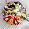 1 Stück Automatischer Faltregenschirm - Anime One Piece Muster Tragbares faltbares Design Mit 8 Rippen Weihnachts-Geburtstagsgeschenke