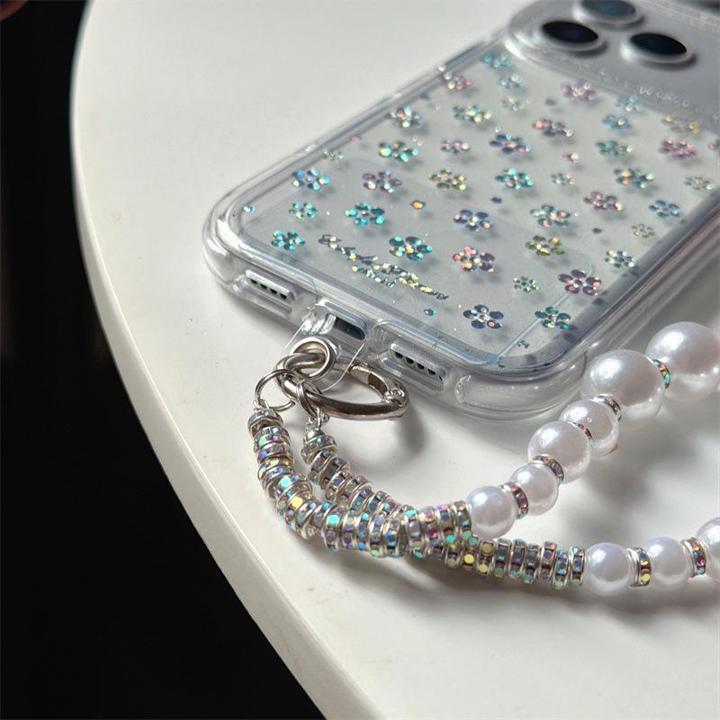Elegant Pastel Floral Phone Case for iPhone 14/15/16 Pro Max/17