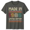 Made In 1986 Unisexs T Shirt 40th Birthday Gift Vintage forty