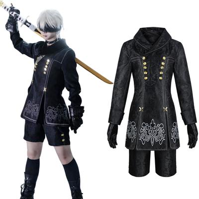 Nier Cosplay YoRHa Typ S Cosplay Kostým 2B NineS 9S A2 Automata Kostým Halloween Hra Nier and Again Cosplay Kostým [NOKIJP] č.9 NieRAutomata
