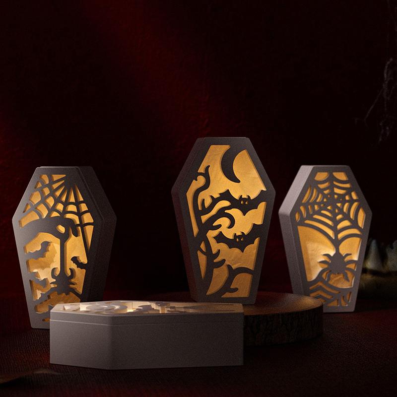Halloween Resin Silicone Molds Resin Coffin Molds Storage Box Molds Halloween Decorative Casting Mold For Halloween