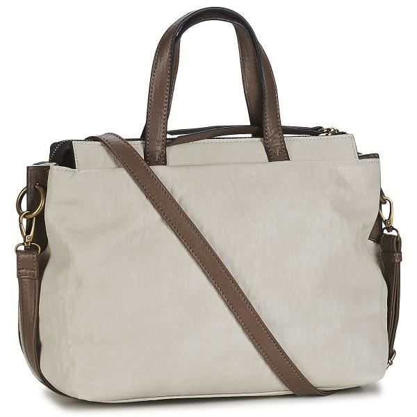 Handbag - Le Temps Des Cerises - Kaori 3 - Mastic Taupe - Adjustable Shoulder Strap - Zip Closure