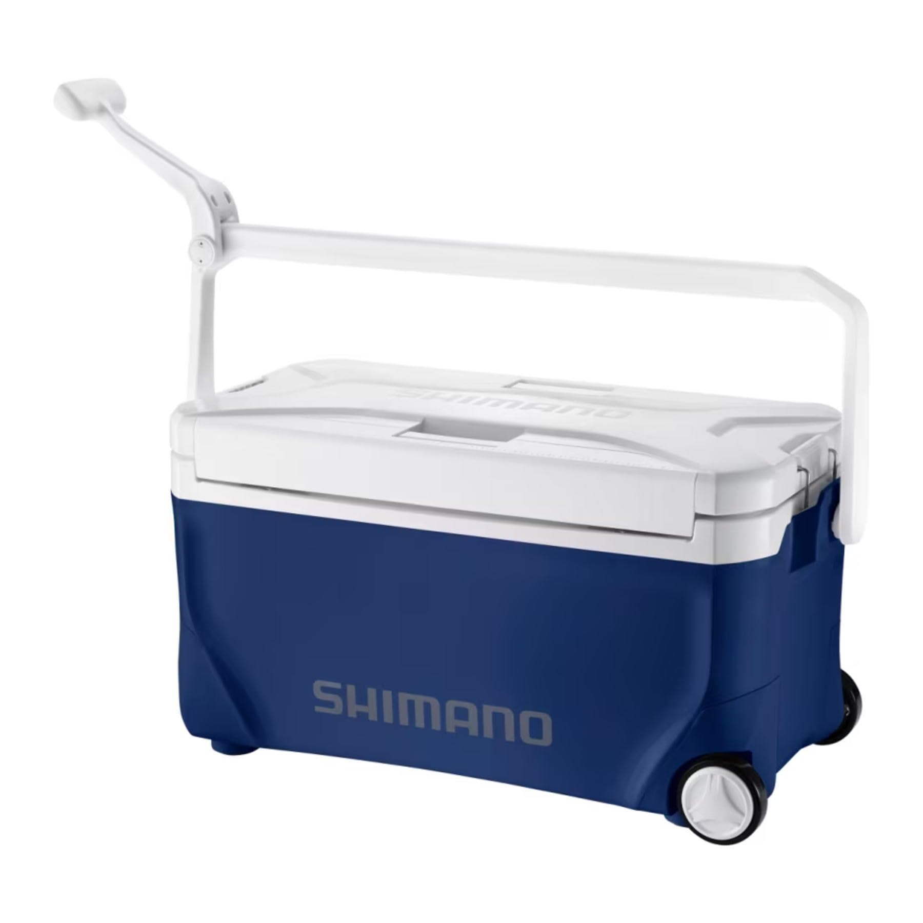 Shimano Spaza Basis 25L Cooler Box with Navy Casters, NS-D25Y,