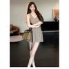 Summer new French suspender vest skirt, basic primer dress, Spice Girl temperament waist skirt