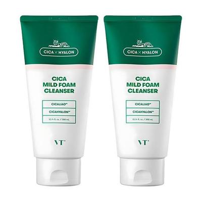 Cica Mild Foam Cleanser 300ml × 2 (Twin Pack)