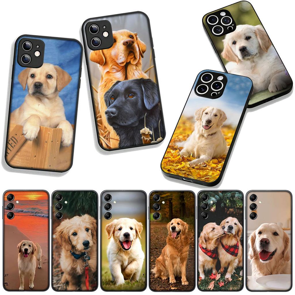 Phone Cover Cute Animal Golden Retriever Dog for Apple iPhone 17 16 11 Pro XS Max XR 6 7 8 Plus + 16E SE 2020 Air 5 8+ Case