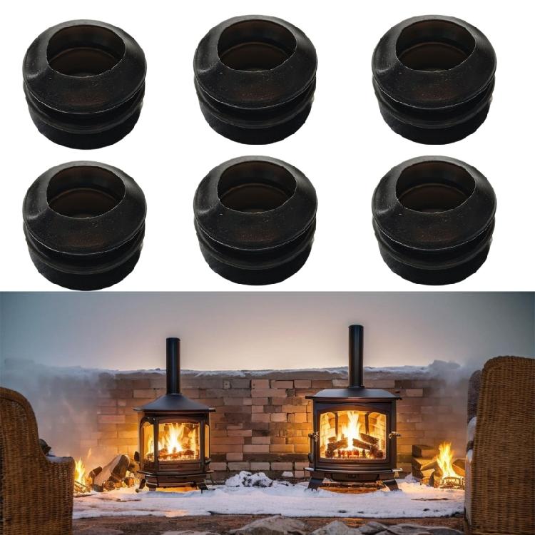 Pack of 10 Heat Resistant Sturdy Rubber Gaskets for Stove Knob Ensuring Long Time Use High Performances in Kitchens