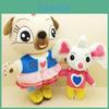 Conjunto de Pelúcia Aconchegante Chip E Batata Boneco Cão Pug Rato
