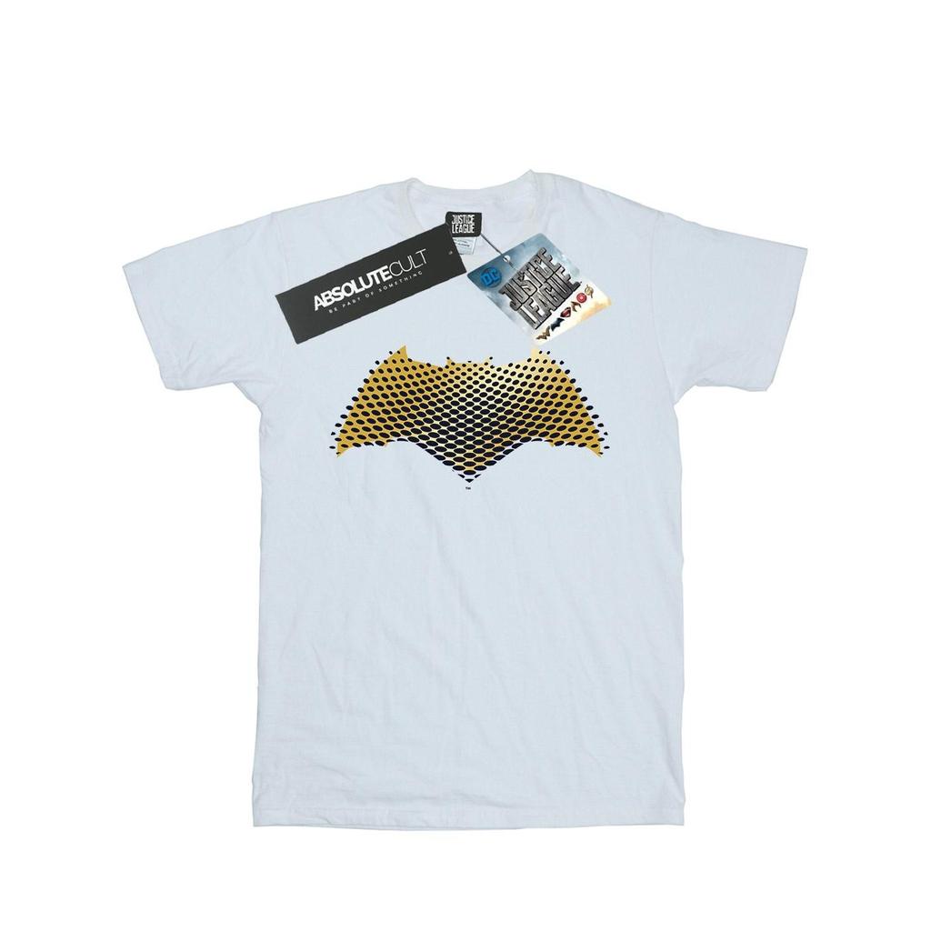 DC Comics Mens Justice League Movie Batman Logo Textured T-Shirt
